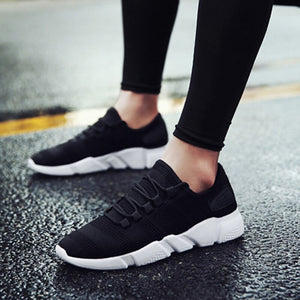 Male Air Mesh Lace Up Wear-resistant Shoes Men Sneakers Tenis Masculino Breathable Casual No-slip Men Vulcanize Shoes