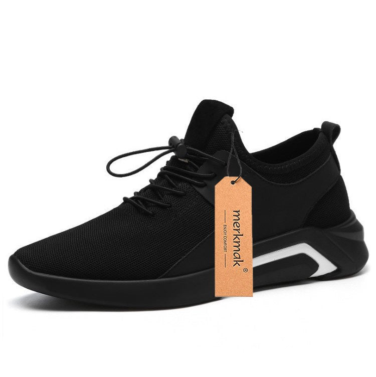 merkmak Brand 2019 New Breathable Comfortable Mesh Men Shoes Casual Lightweight Walking Male Sneakers Fashion Lace Up Footwear