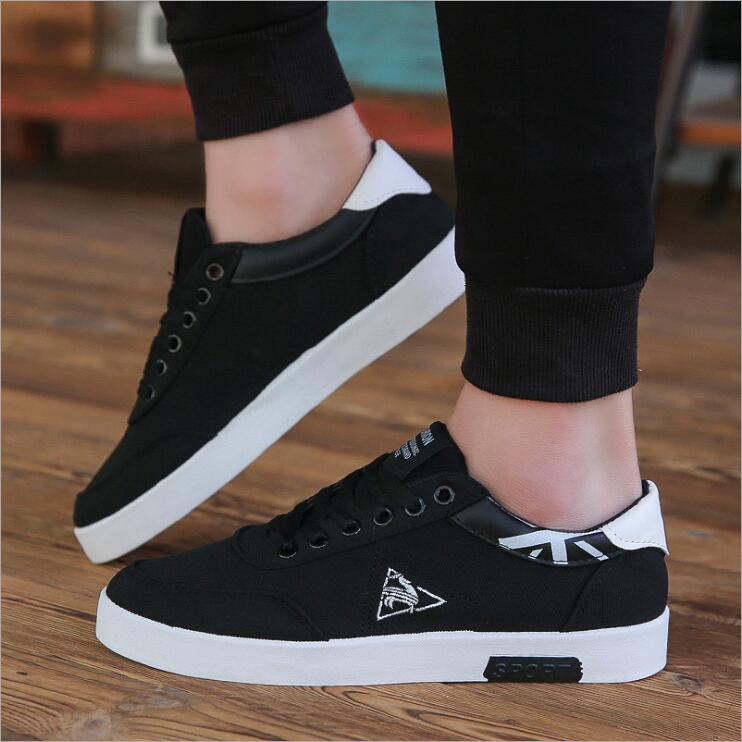 Men&#39;s Causal Shoes 2018 New Summer Men Canvas Shoes Breathable Classic Flat Male Brand Footwear Fashion Sneakers for Men