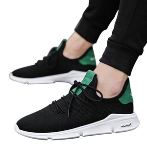 Male Air Mesh Lace Up Wear-resistant Shoes Men Sneakers Tenis Masculino Breathable Casual No-slip Men Vulcanize Shoes