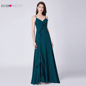 Sexy Lace Evening Dresses Ever Pretty A-Line O-Neck Half Sleeve Tulle See-Through Elegant Long Party Gowns Robe De Soiree 2020