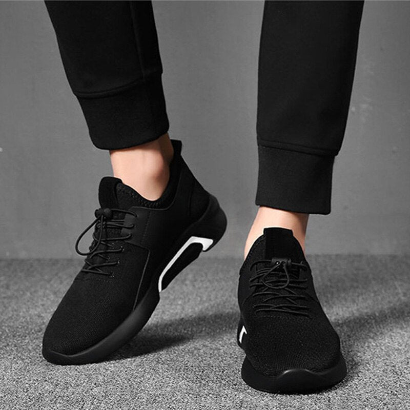 merkmak Brand 2019 New Breathable Comfortable Mesh Men Shoes Casual Lightweight Walking Male Sneakers Fashion Lace Up Footwear