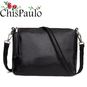 CHISPAULO Woman Bag 2019 Brand Designer Handbags High Quality Fashion Genuine Leather Bags For Women Messenger Crossbody Bag X59