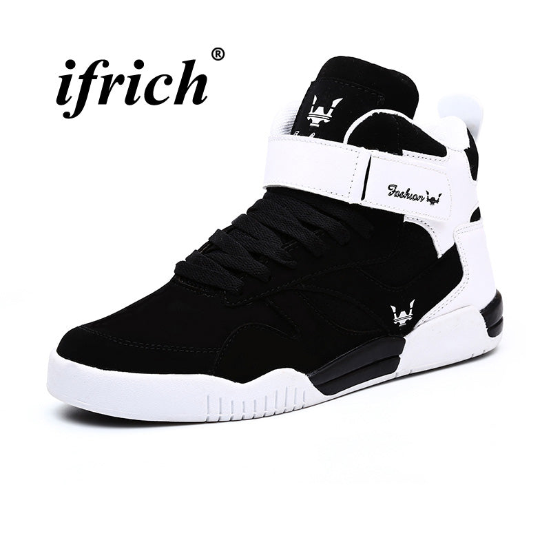 Herren Schuhe Casual Flache Turnschuhe Gro&szlig;e Gr&ouml;&szlig;e 39-46 Herren Schuhe Casual Schuhe Schwarz Wei&szlig; High Top Sneakers f&uuml;r m&auml;nner Wanderschuhe