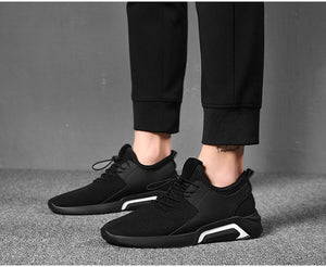 merkmak Brand 2019 New Breathable Comfortable Mesh Men Shoes Casual Lightweight Walking Male Sneakers Fashion Lace Up Footwear