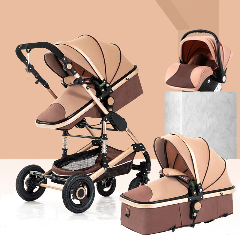 Baby Stroller 3 in 1 luxury umbrella baby strollers High Landscape Stroller Folding strollers baby trolley baby pram