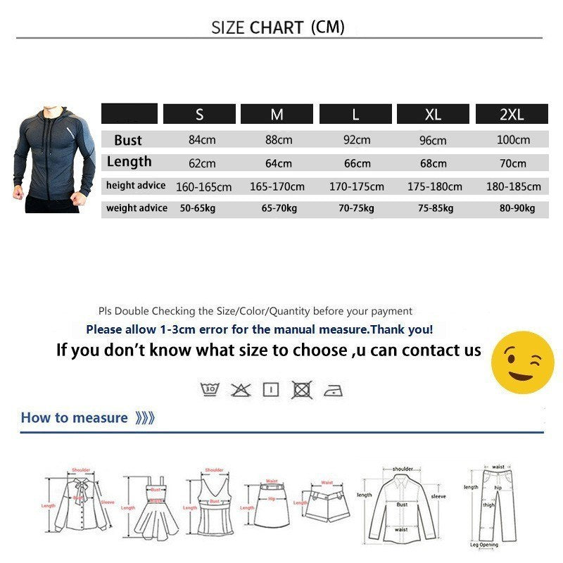 Gym Jacket Men Sports Coat Fitness Long Sleeve Running Elastic Tight Hoodies Zipper Slim Hiking Sweatshirts Male Jogging Jackets