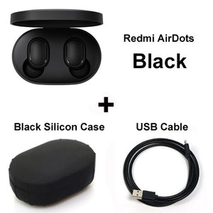 Instock Xiaomi Redmi Airdots Xiaomi Wireless earphone Voice control Bluetooth 5.0 Noise reduction Tap Control