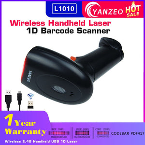 Yanzeo Portable USB Wired Wireless Handheld Bluetooth 1D/2D QR Bar Code Reader PDF417 IOS Android IPAD Barcode Laser Scanner