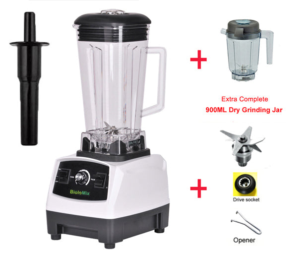 BPA Free 3HP 2200W Heavy Duty Commercial Grade Blender Mixer Juicer High Power Food Processor Ice Smoothie Bar Fruit Blender