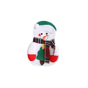 Santa Hat Reindeer Christmas New Year Pocket Fork Knife Cutlery Holder Bag Home Party Table Dinner Decoration Tableware 62244