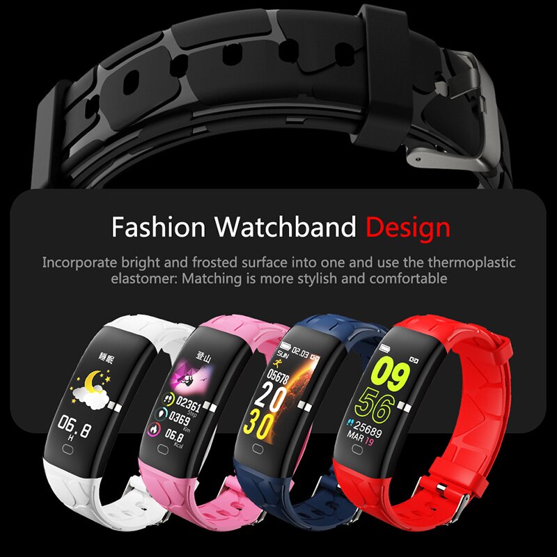 2019 New Sport Waterproof Watch Men Women Bracelet Smart Heart Rate Monitor Bblood Pressure Fitness Tracker Pedometer Smart Band