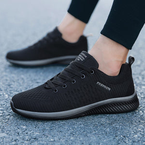 New Mesh Men Casual Shoes Lac-up Men Shoes Lightweight Comfortable Breathable Walking Sneakers Tenis Feminino Zapatos