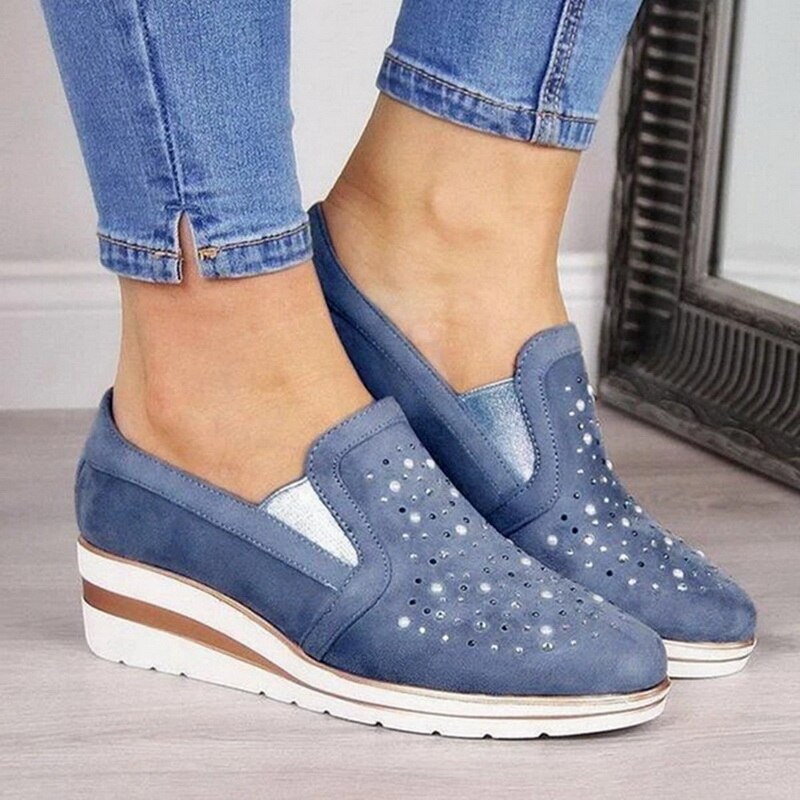 Shoes Woman Sneakers Gold Zipper Platform Trainers Women Shoes Casual Lace-Up Tenis Feminino Zapatos De Mujer Womens Sneakers