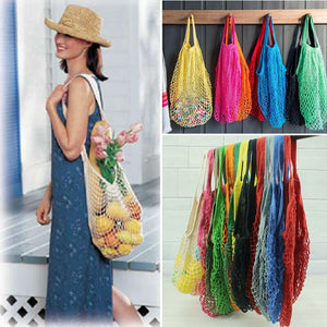 Women Shopping Bags Eco Friendly Fruit String Grocery Tote Mesh Woven Net Bag Photography Props High Quality Handbags