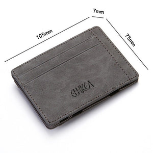 eTya Fashion Men Slim Wallet  Male Small Zipper Coin ID Business Credit Card Holder Wallets Purses Bag Pouch Case