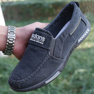 Hot Men Casual Shoes Canvas Shoes For Men Denim Loafers Shoes Breathable Men Fashion Sneakers Men Walking Shoes  Male Footwear