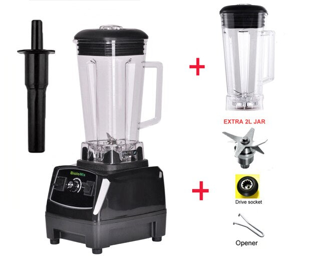 BPA Free 3HP 2200W Heavy Duty Commercial Grade Blender Mixer Juicer High Power Food Processor Ice Smoothie Bar Fruit Blender