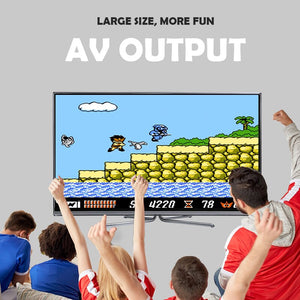 DATA FROG Mini 620 Retro Video Games Console Double Players 8 Bit Support AV Out Family TV Retro Games Controller