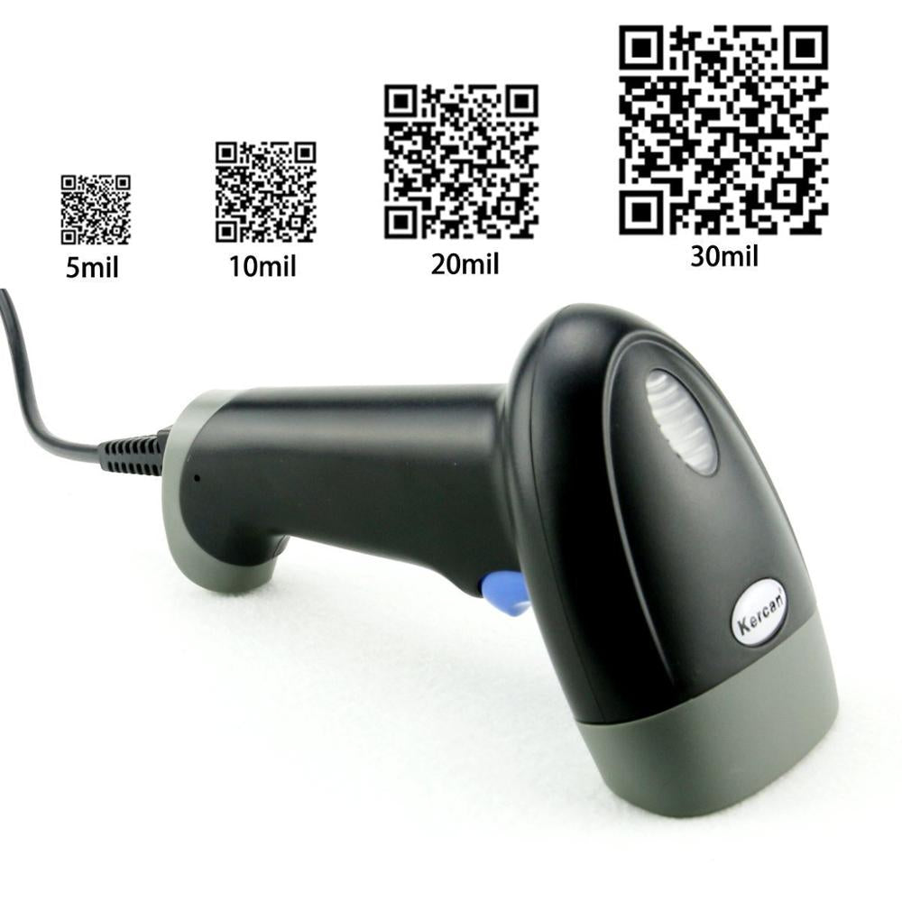 Kercan M4 Wired USB 2D QR PDF417 Data Matrix Barcode Scanner CCD Bar Code Reader