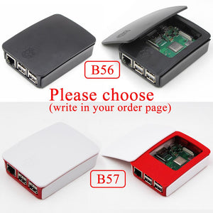 2018 new original Raspberry Pi 3 Model B+plus Board+Heat Sink+Power Adapter AC Power Supply.1GB LPDDR2 Quad-Core WiFi&Bluetooth