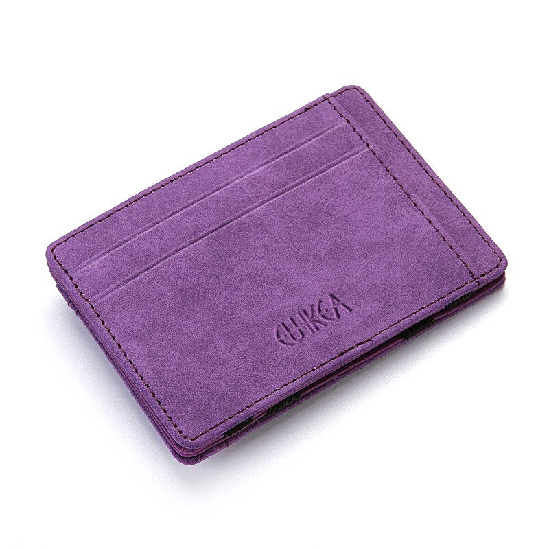 eTya Fashion Men Slim Wallet  Male Small Zipper Coin ID Business Credit Card Holder Wallets Purses Bag Pouch Case