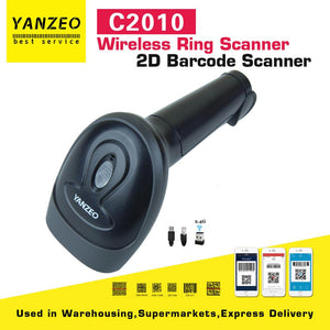 Yanzeo Portable USB Wired Wireless Handheld Bluetooth 1D/2D QR Bar Code Reader PDF417 IOS Android IPAD Barcode Laser Scanner