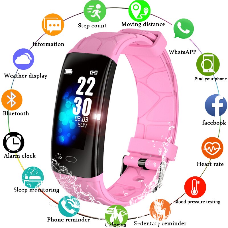 2019 New Sport Waterproof Watch Men Women Bracelet Smart Heart Rate Monitor Bblood Pressure Fitness Tracker Pedometer Smart Band