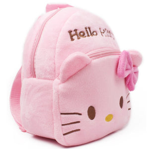 2018 Hello Kitty Toddler Kids Children Boy Girl Cartoon Stuffed Plush Backpack Schoolbag Shoulder Bag Rucksack baby girls