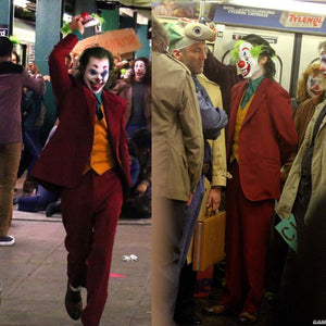 Clwon Joker Joaquin Phoenix Mask Cosplay Props PVC Batman Halloween Masks The Joker Arthur Fleck