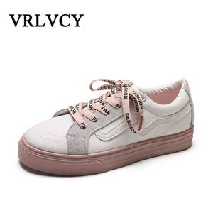 New Brand Women&#39;s Canvas Flat Shoes 2018 Fashion Lace Up Women Sneaker Woman Casual Comfortable Flats Footwear Tenis Feminino