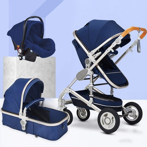 Baby Stroller 3 in 1 luxury umbrella baby strollers High Landscape Stroller Folding strollers baby trolley baby pram