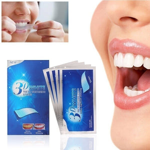 28Pcs/14Pair false Teeth Veneers Dentist 3D White Gel Teeth Whitening Strips Tooth Dental kit Oral Hygiene Care Strip sets