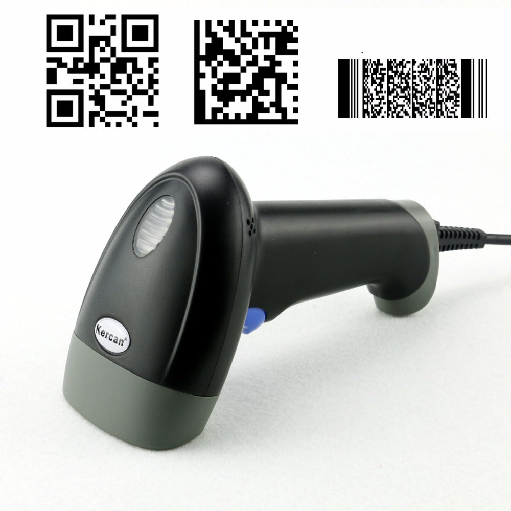 Kercan M4 Wired USB 2D QR PDF417 Data Matrix Barcode Scanner CCD Bar Code Reader