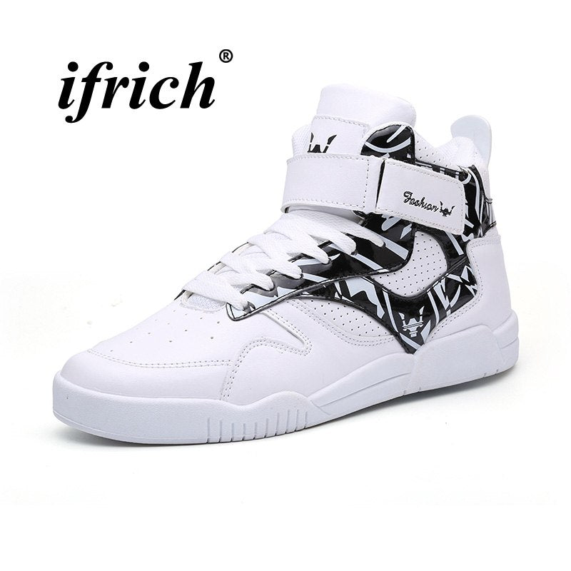 Herren Schuhe Casual Flache Turnschuhe Gro&szlig;e Gr&ouml;&szlig;e 39-46 Herren Schuhe Casual Schuhe Schwarz Wei&szlig; High Top Sneakers f&uuml;r m&auml;nner Wanderschuhe