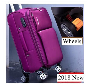 Oxford Spinner suitcases Travel Luggage Suitcase Men Travel Rolling luggage bags On Wheels Travel Wheeled Suitcase trolley bags