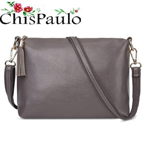 CHISPAULO Woman Bag 2019 Brand Designer Handbags High Quality Fashion Genuine Leather Bags For Women Messenger Crossbody Bag X59