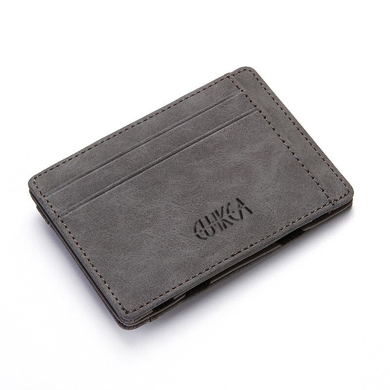 eTya Fashion Men Slim Wallet  Male Small Zipper Coin ID Business Credit Card Holder Wallets Purses Bag Pouch Case