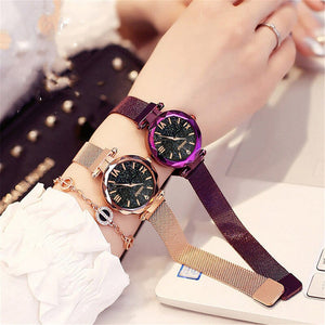 Luxury Women Watches Magnetic Starry Sky Female Clock Quartz Wristwatch Fashion Ladies Wrist Watch reloj mujer relogio feminino