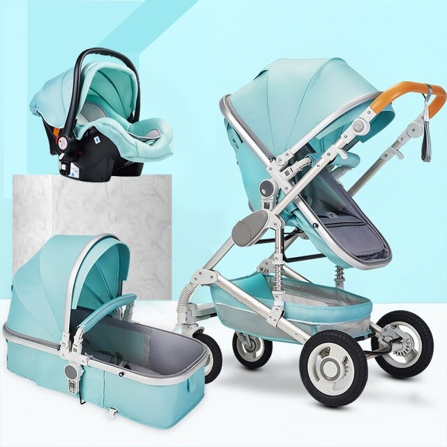 Baby Stroller 3 in 1 luxury umbrella baby strollers High Landscape Stroller Folding strollers baby trolley baby pram