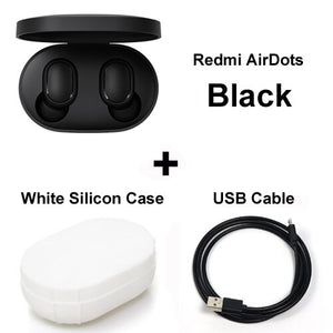 Instock Xiaomi Redmi Airdots Xiaomi Wireless earphone Voice control Bluetooth 5.0 Noise reduction Tap Control