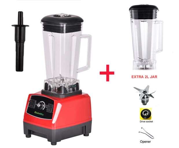 BPA Free 3HP 2200W Heavy Duty Commercial Grade Blender Mixer Juicer High Power Food Processor Ice Smoothie Bar Fruit Blender