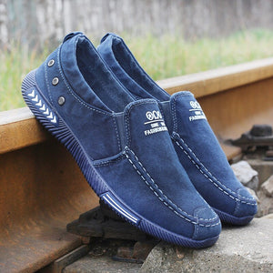 Hot Men Casual Shoes Canvas Shoes For Men Denim Loafers Shoes Breathable Men Fashion Sneakers Men Walking Shoes  Male Footwear