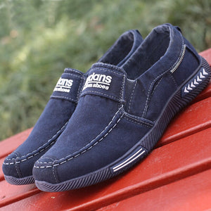 Hot Men Casual Shoes Canvas Shoes For Men Denim Loafers Shoes Breathable Men Fashion Sneakers Men Walking Shoes  Male Footwear