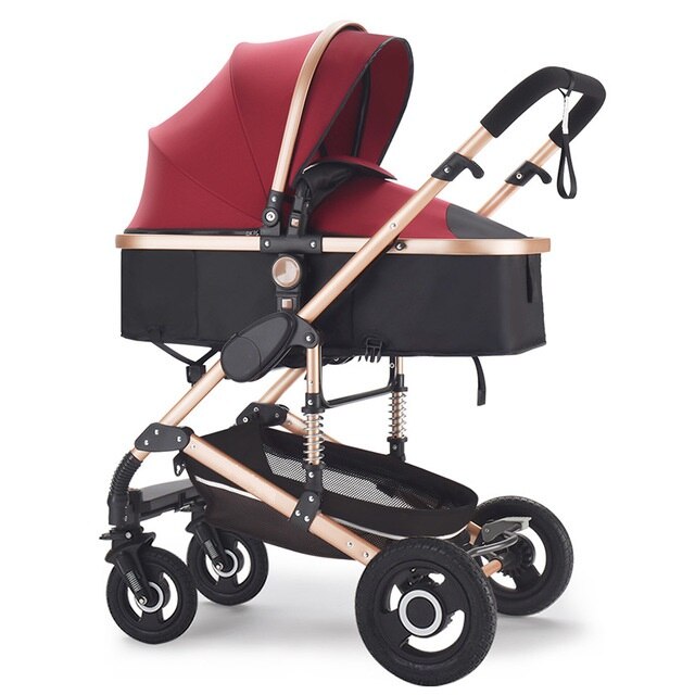 Baby Stroller 3 in 1 luxury umbrella baby strollers High Landscape Stroller Folding strollers baby trolley baby pram