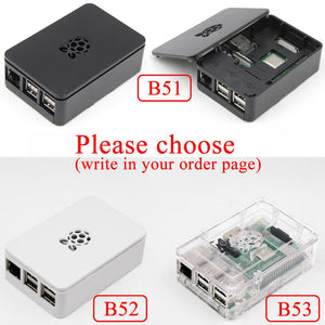 2018 new original Raspberry Pi 3 Model B+plus Board+Heat Sink+Power Adapter AC Power Supply.1GB LPDDR2 Quad-Core WiFi&Bluetooth