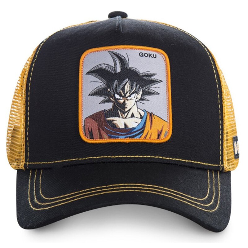 2019 new Anime Dragon Ball Z Dragonball Goku Patch Baseball Hat High Quality Cotton Men Women Adjustable Casual HipHop Snapback