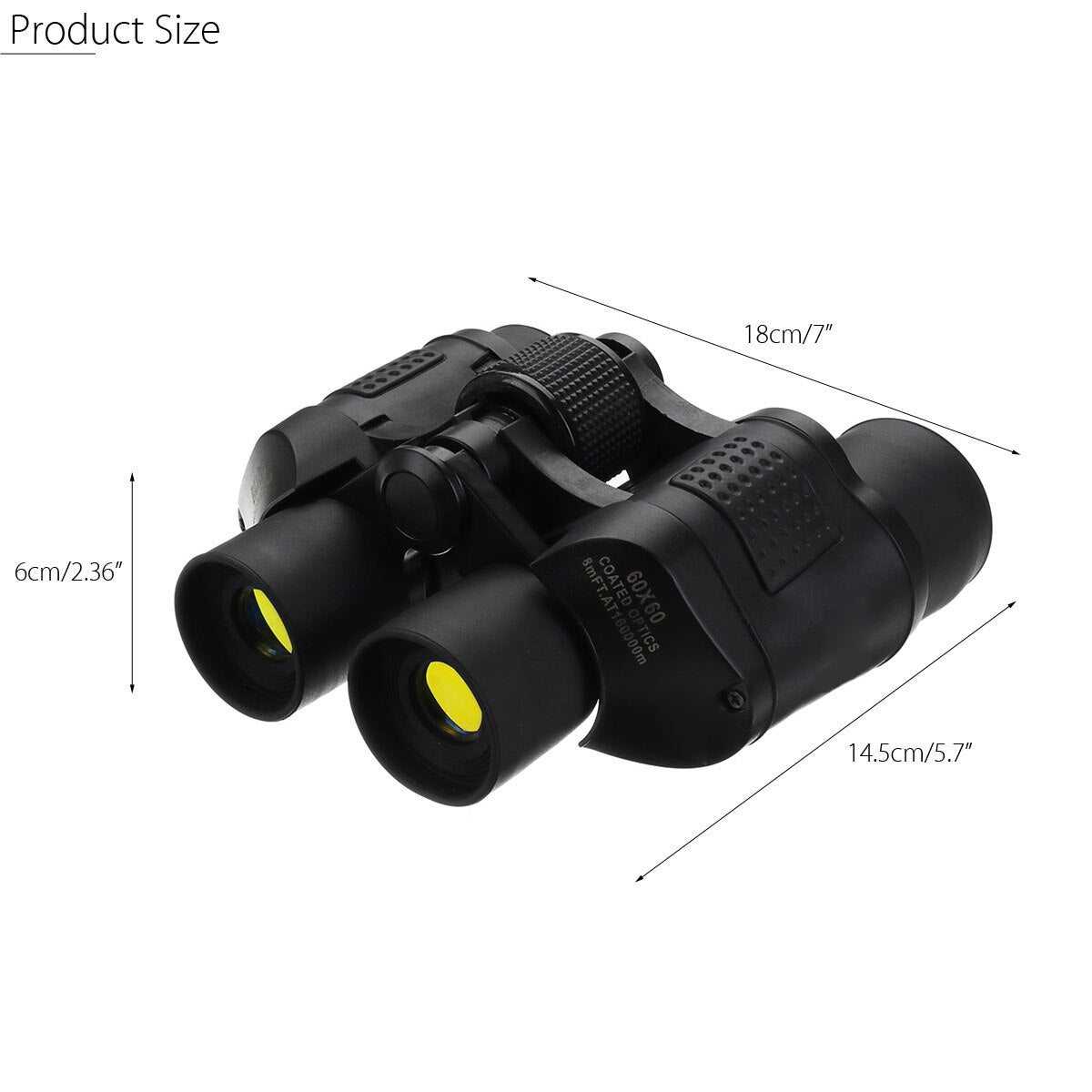 SGODDE 60x60 Optical Telescope Binocular HD Optic Night Vision 3000M For outdoor bird watching travelling hunting camping