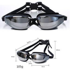 Anti-Fog Swim Goggles Swimming Glasses Adjustable UV Protection Children/Kids Adult Swimming Goggles Eyeglasses