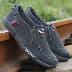 Hot Men Casual Shoes Canvas Shoes For Men Denim Loafers Shoes Breathable Men Fashion Sneakers Men Walking Shoes  Male Footwear